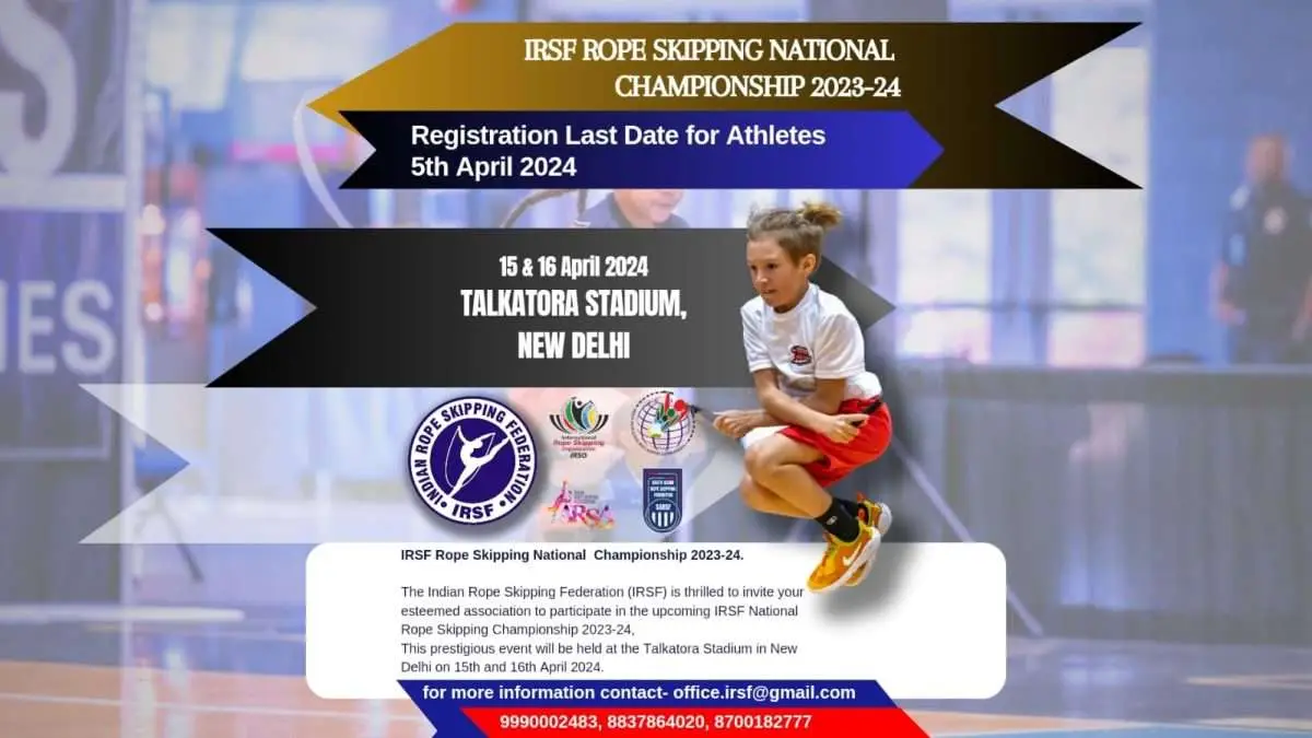 FIT INDIA and IRSF Launch Powerful Rope Skipping Initiative