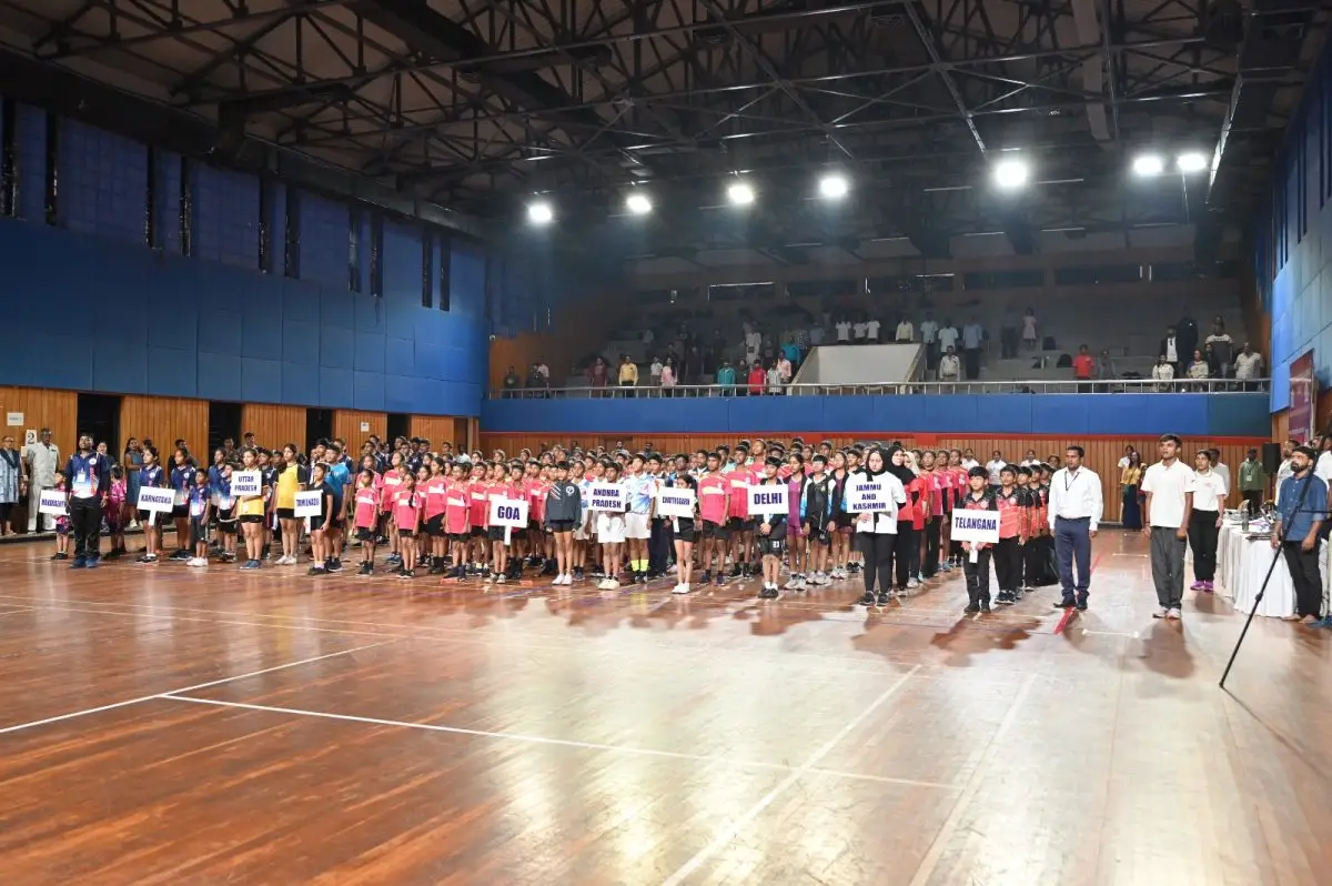 Participants at IRSF National Rope Skipping Championship held at Goa.