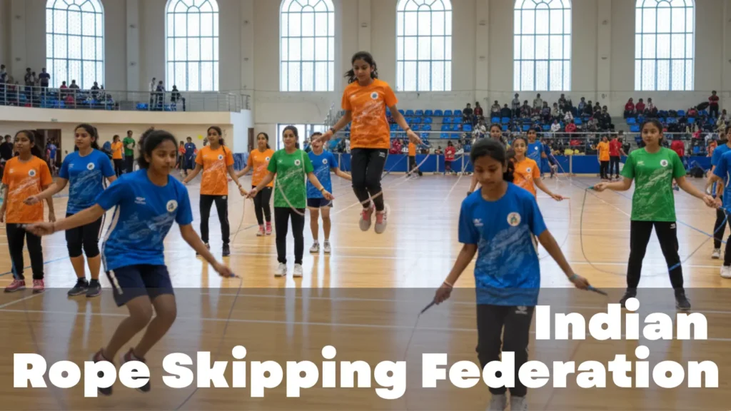 Banner Indian Rope Skipping Federation