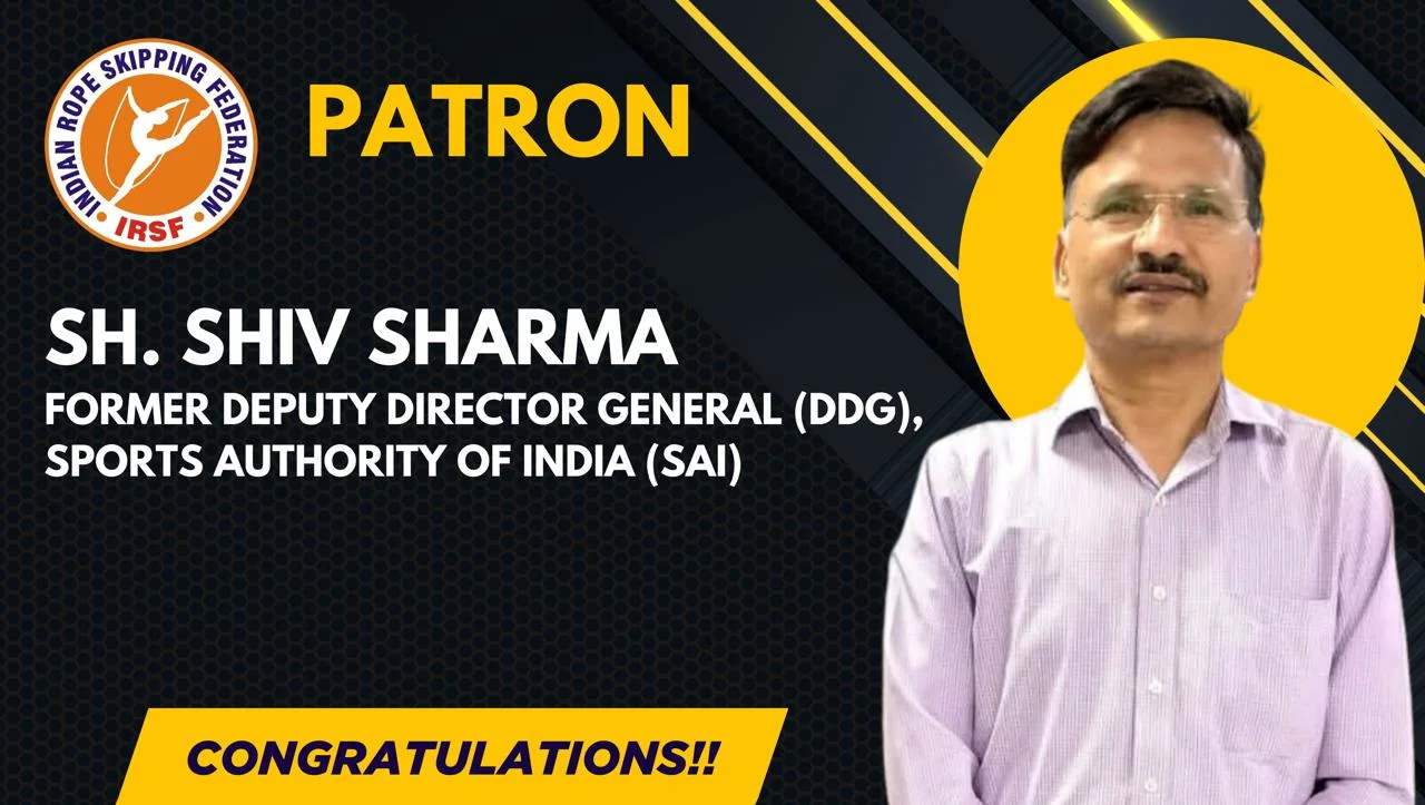Shri Shiv Sharma Joins Indian Rope Skipping Federation (IRSF) as Patron