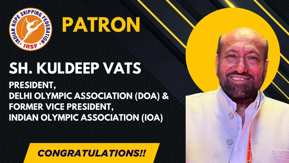 Sh. Kuldeep Vats Graces Indian Rope Skipping Federation as Patron