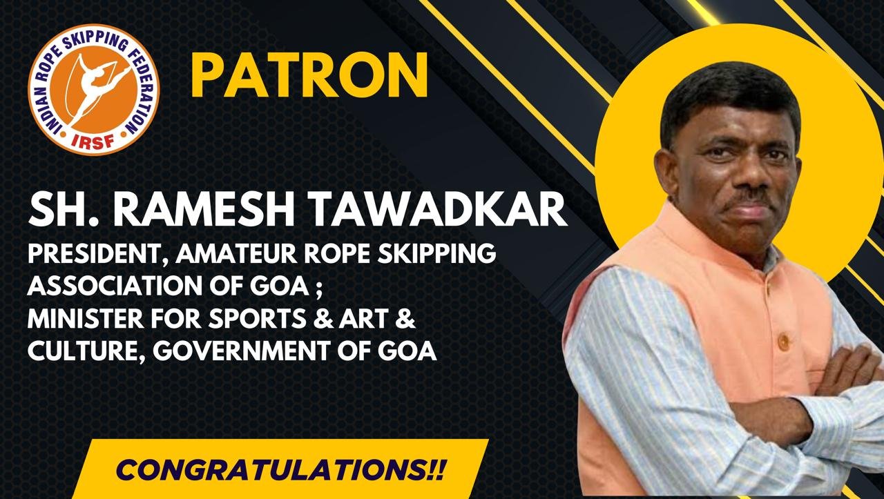 Sh. Ramesh Tawadkar Graces IRSF as Patron