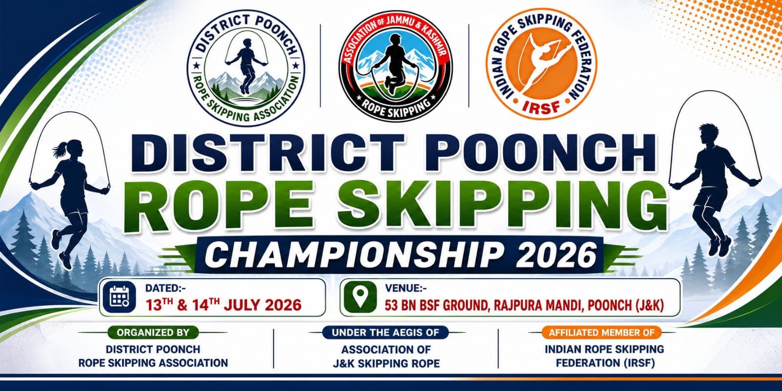 District Poonch Rope Skipping Championship 2026 to Promote Grassroots Sports Development in Jammu & Kashmir