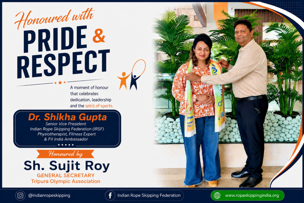 Dr Shikha Gupta honoured by Tripura Olympic Association