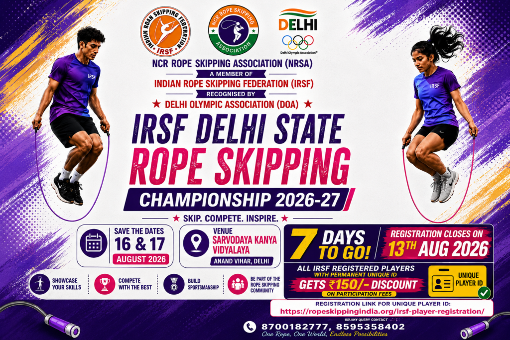 IRSF Delhi State Rope Skipping Championship